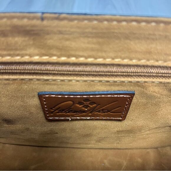 Patricia Nash Purse Women’s Champaign Winter Bloom Floral Leather Crossbody NWT - Picture 9 of 16